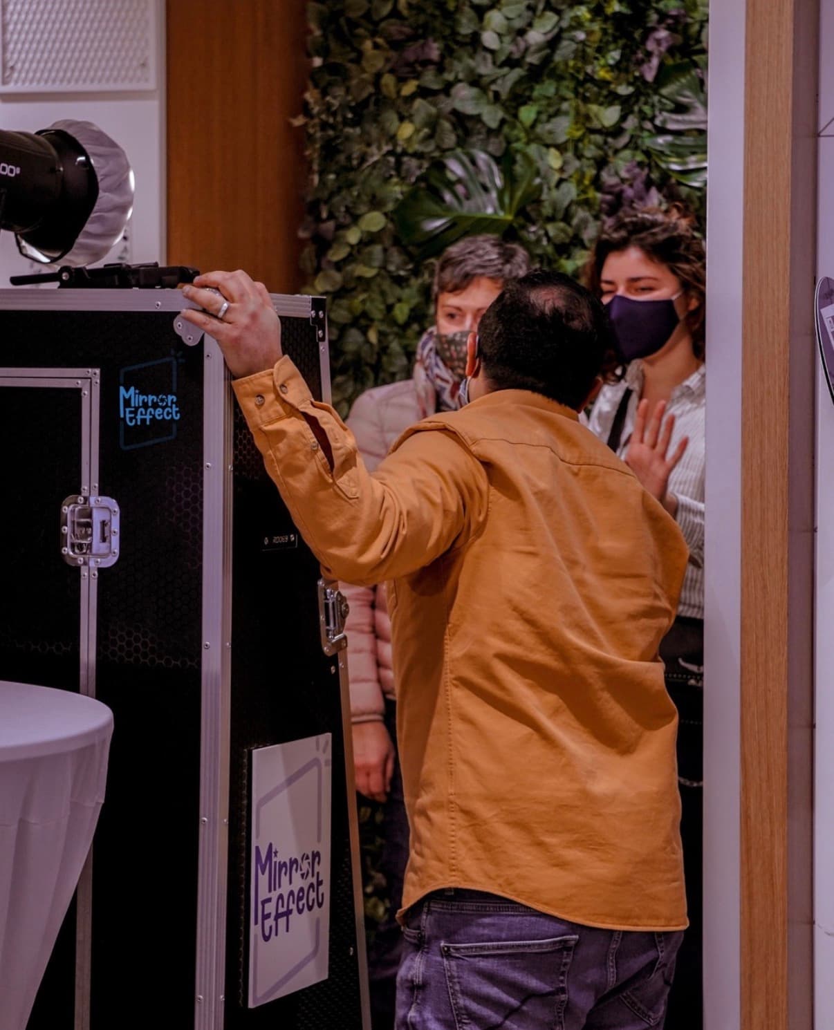 Souvenir photobooth miroir MirrorEffect