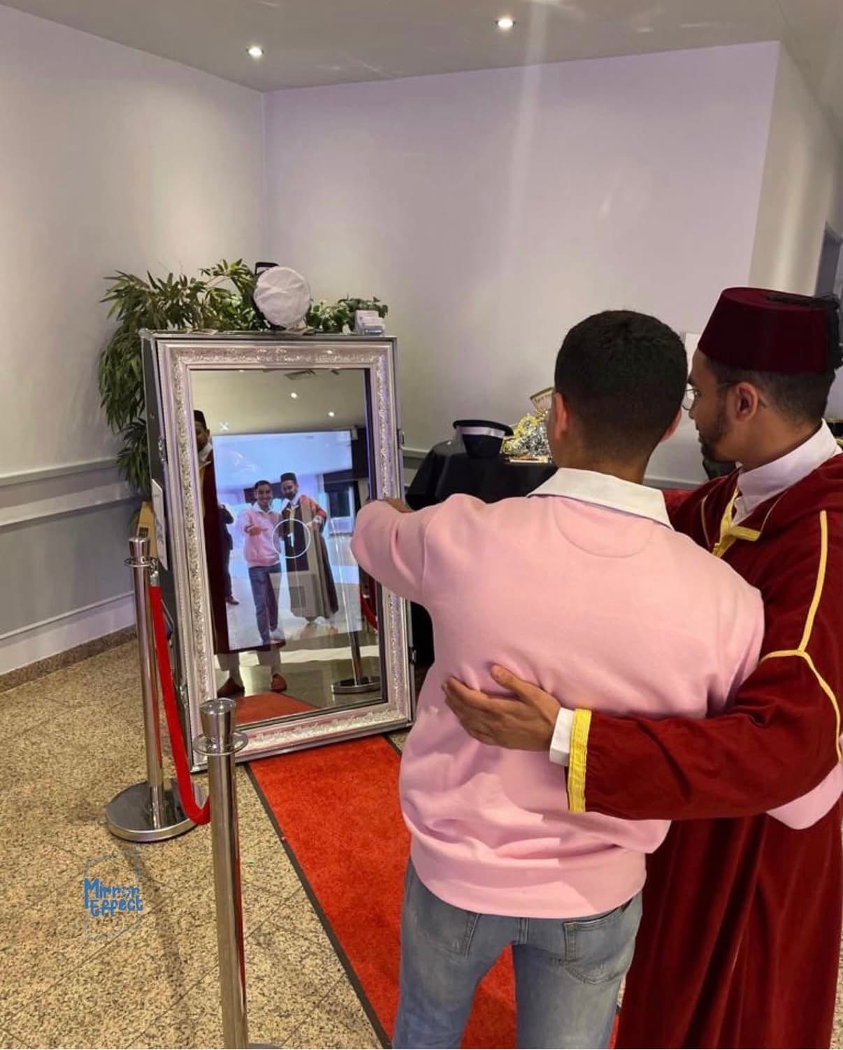 Souvenir photobooth miroir MirrorEffect