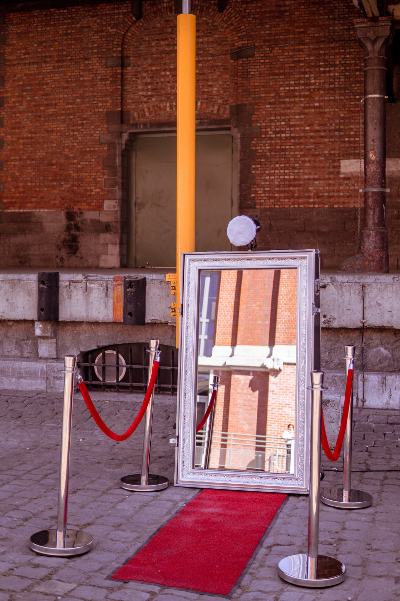 Photobooth Miroir pour Séminaire et Conférence d'Entreprise en Belgique