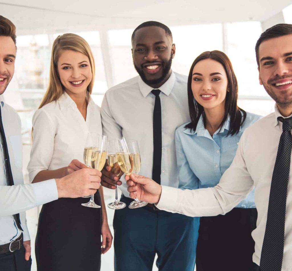 Employé lors d’un évènement d’entreprise Photobooth entreprise